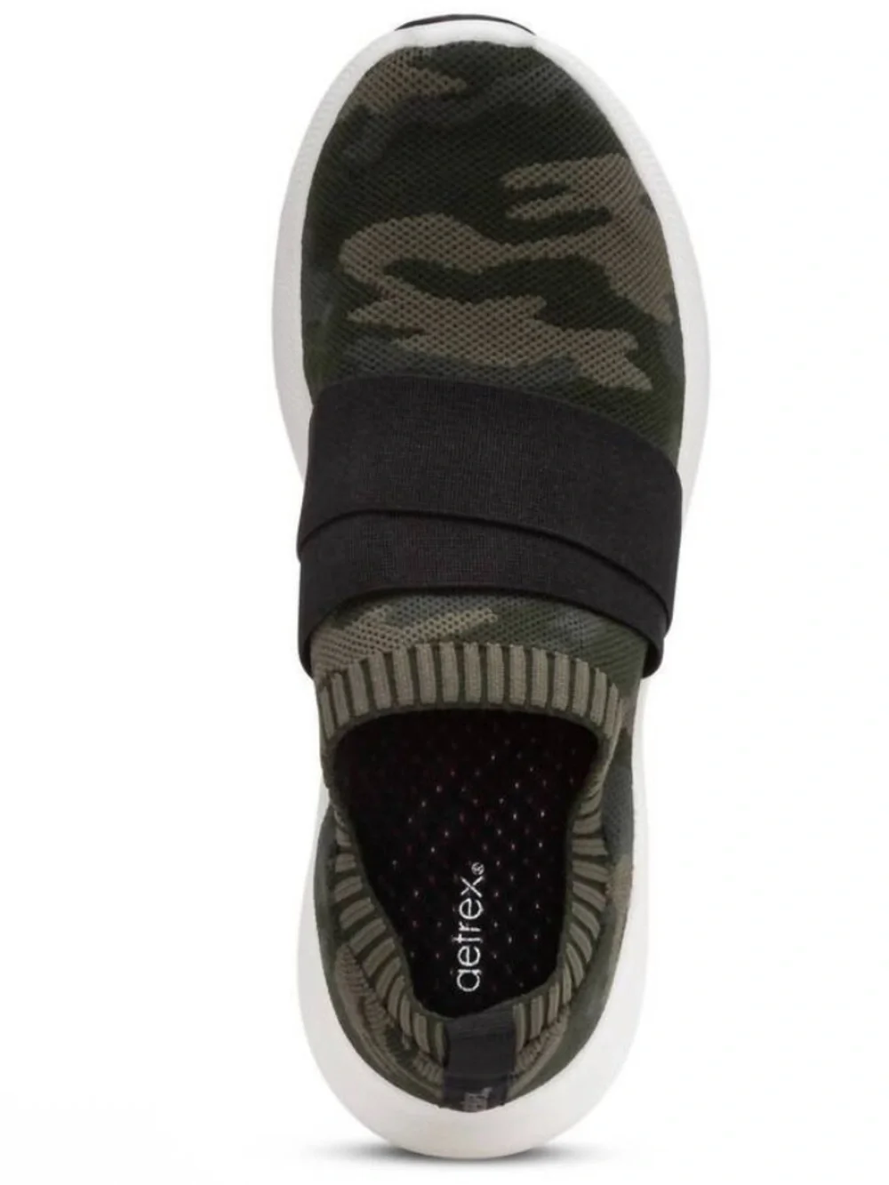 NEW AETREX women's allie slip on sneaker in camo